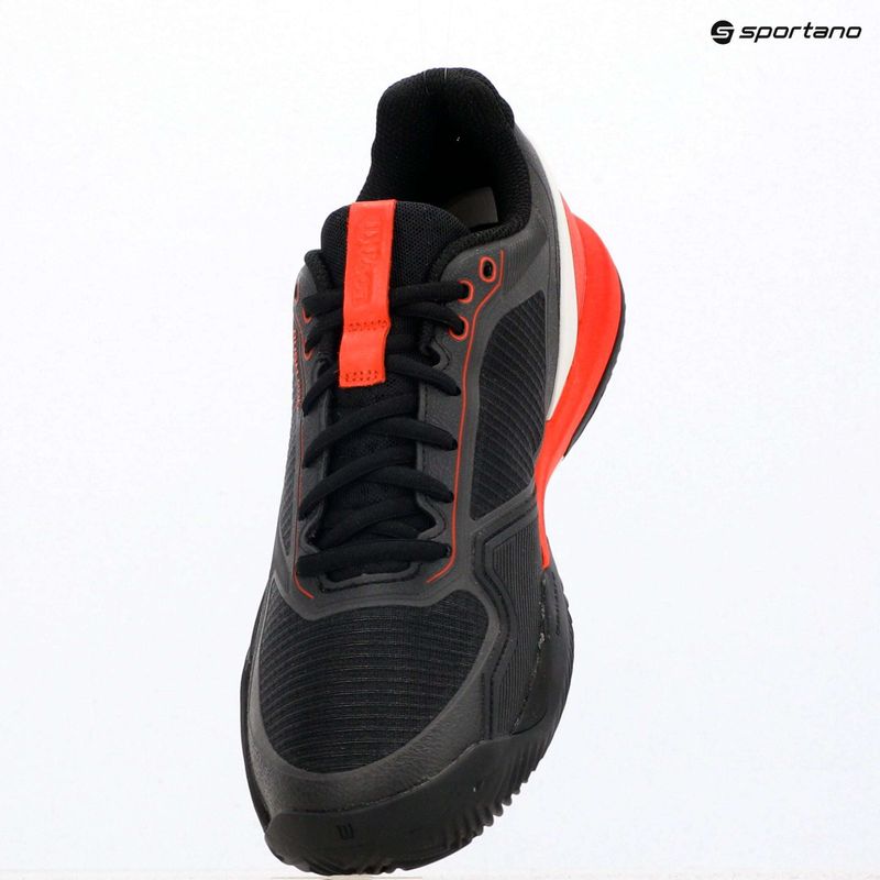Férfi teniszcipő Wilson Rush Pro 5 Clay black/infrared/white 9