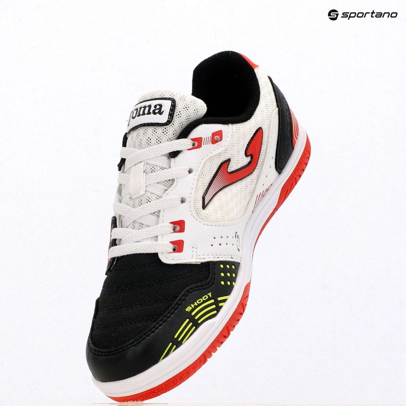 Gyerek focicipő Joma Sala Max Jr IN white/black 9