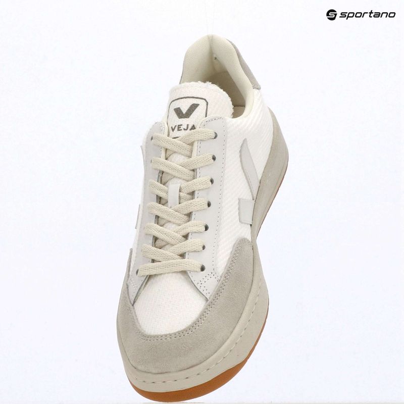 Férfi cipők VEJA V-12 Leather white/natural 9