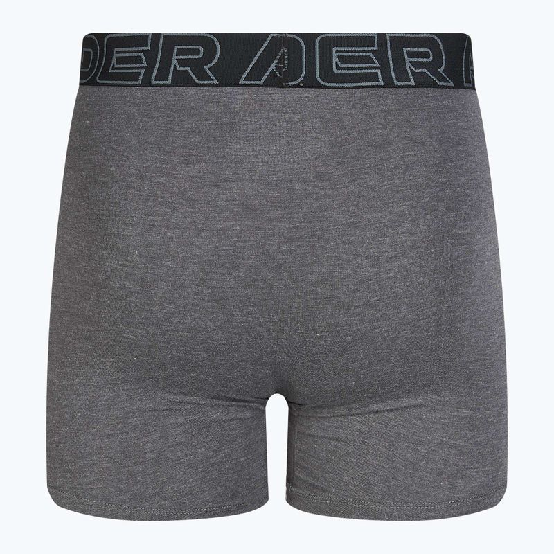 Férfi alsónemű Under Armour Perf Cotton 6" 3 db carbon black/galaxy black 3