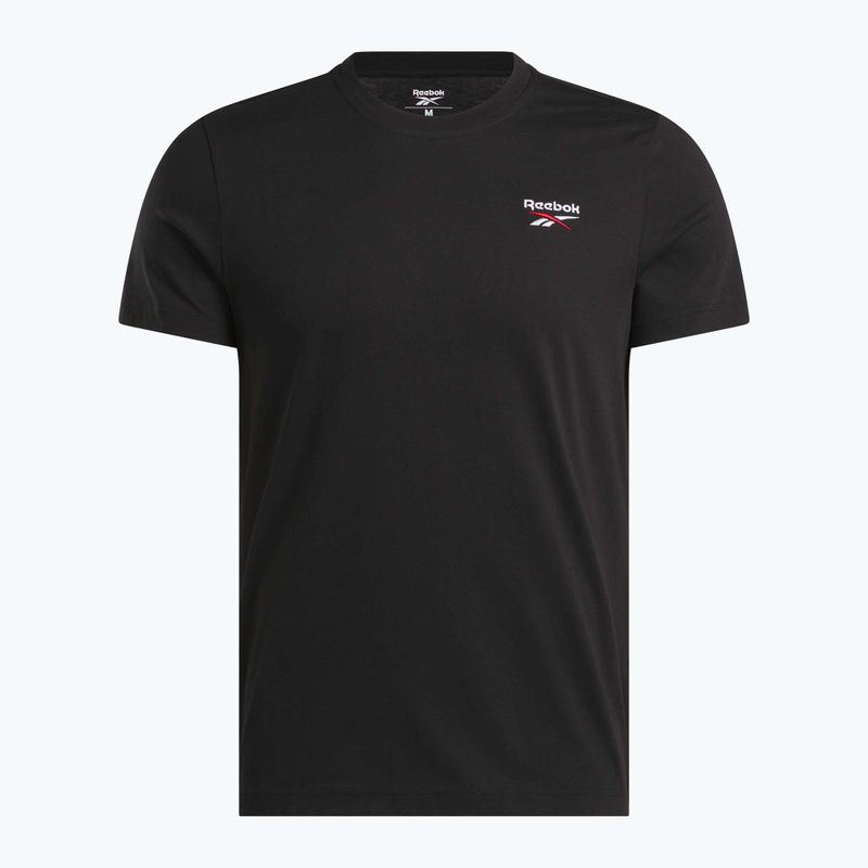 Férfi Reebok Identity Small Logo Tee fekete/fehér/vektor piros póló 3