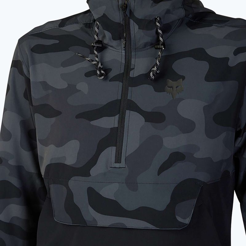 Férfi kerékpáros dzseki Fox Racing Ranger Wind Pullover black camo 3