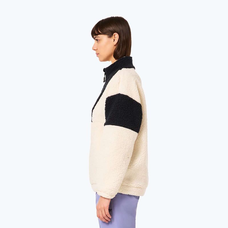 Pulóver snowboardowa damska Tnp Ember Half Zip Rc Fleece arctic white 5