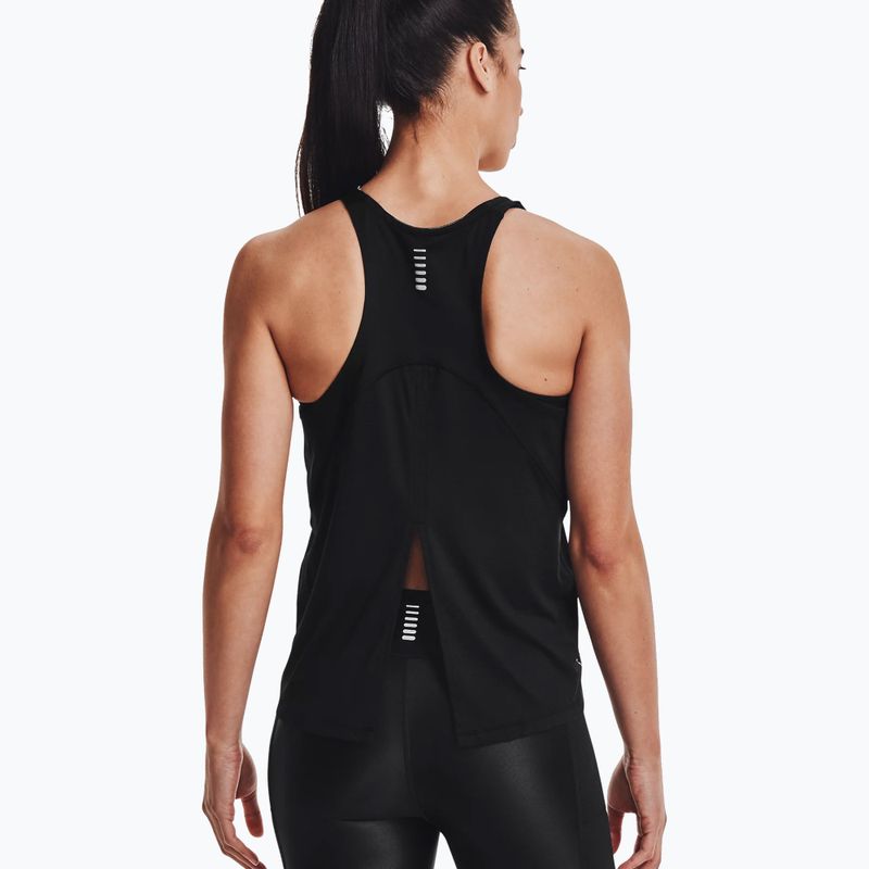 Under Armour női edzőpóló Isochill Run Tank fekete 1361925-001 2