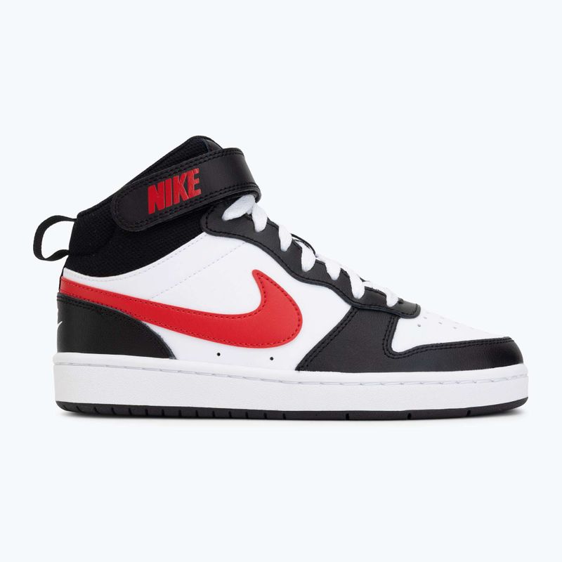 Nike Court Borough Mid cipő 2 white/white/black/university red 2