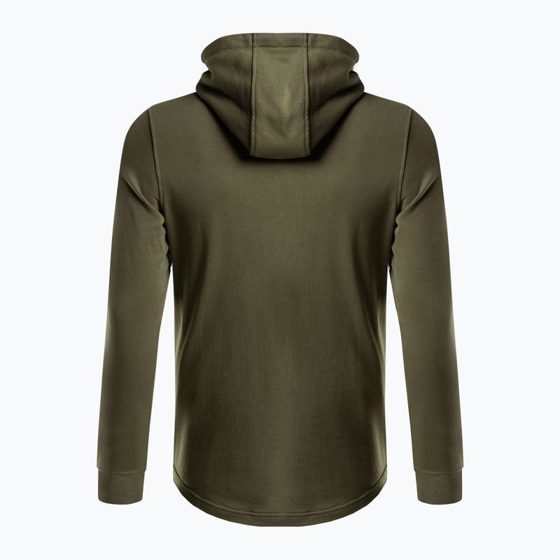Under Armour férfi edzőpulóver Rival Terry logo zöld 1370390-361 2