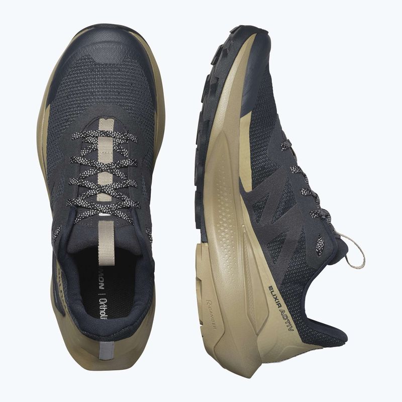 Férfi túracipő Salomon Elixir Activ carbon/slate green/glacier 12
