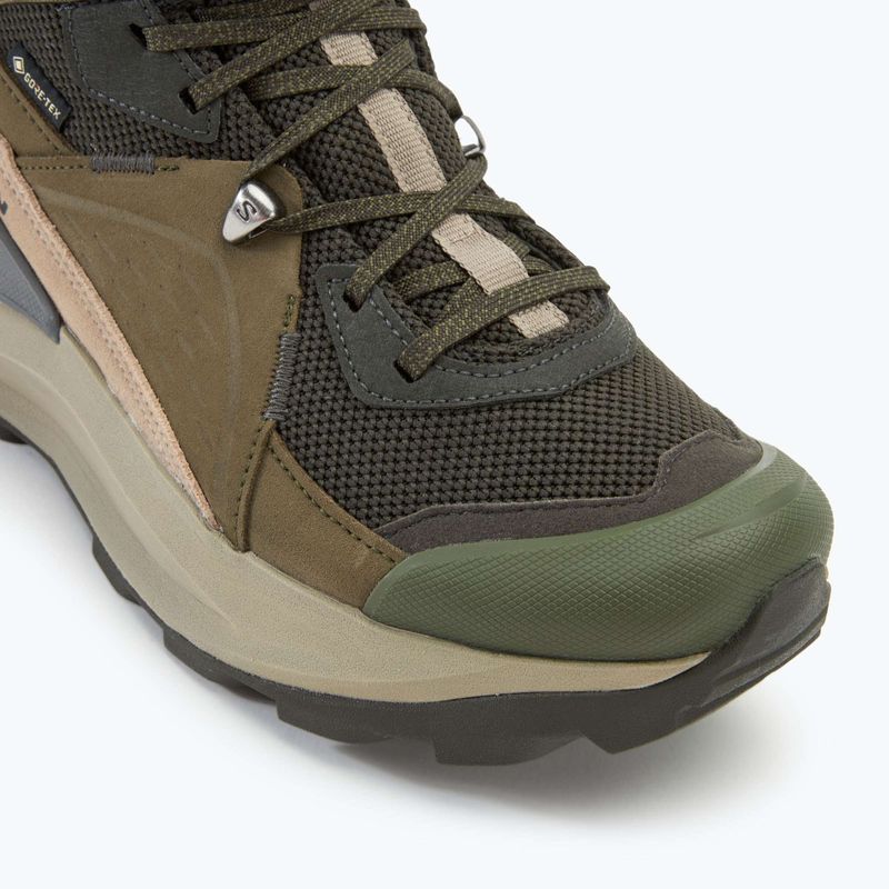 Salomon Elixir Mid GTX férfi túrabakancs tőzeg/vintage khaki/castlerock 7