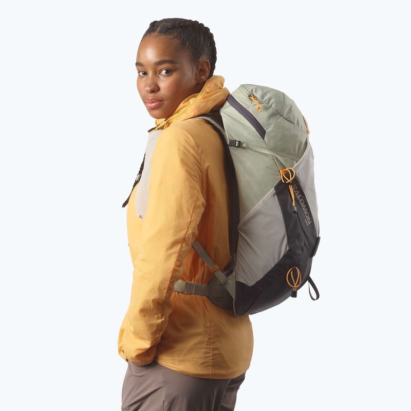 Salomon Aerotrek 18 l női túra hátizsák M-L seagrass/silver cloud/nine iron 4
