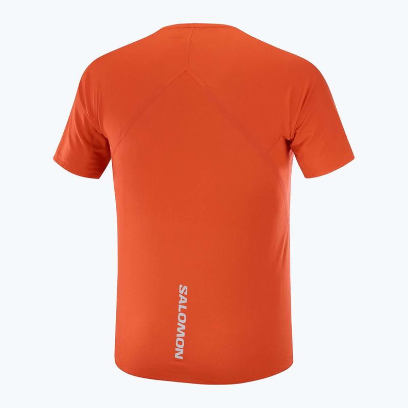 Férfi Salomon S/Lab Speed Tee futópóló piros színű 5