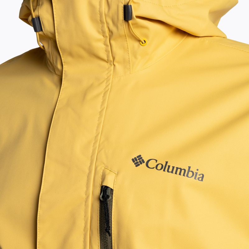 Columbia férfi Hikebound esőkabát sárga-zöld 1988621 8