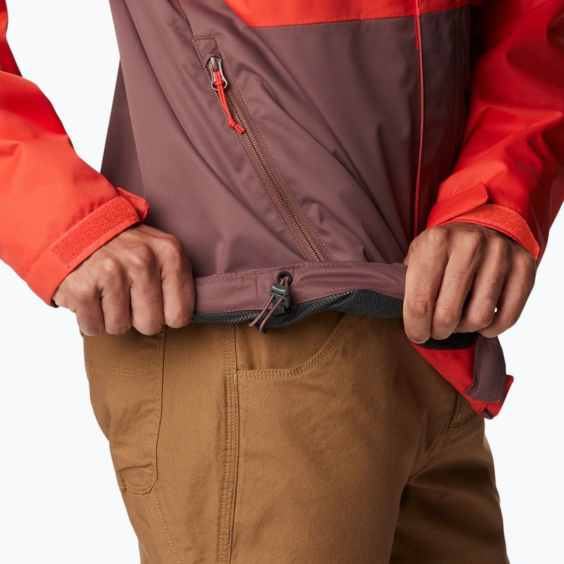 Columbia férfi Hikebound esőkabát piros 1988621839 10