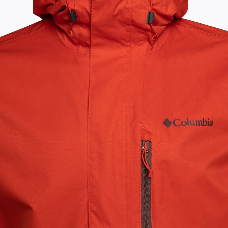 Columbia férfi Hikebound esőkabát piros 1988621839 3