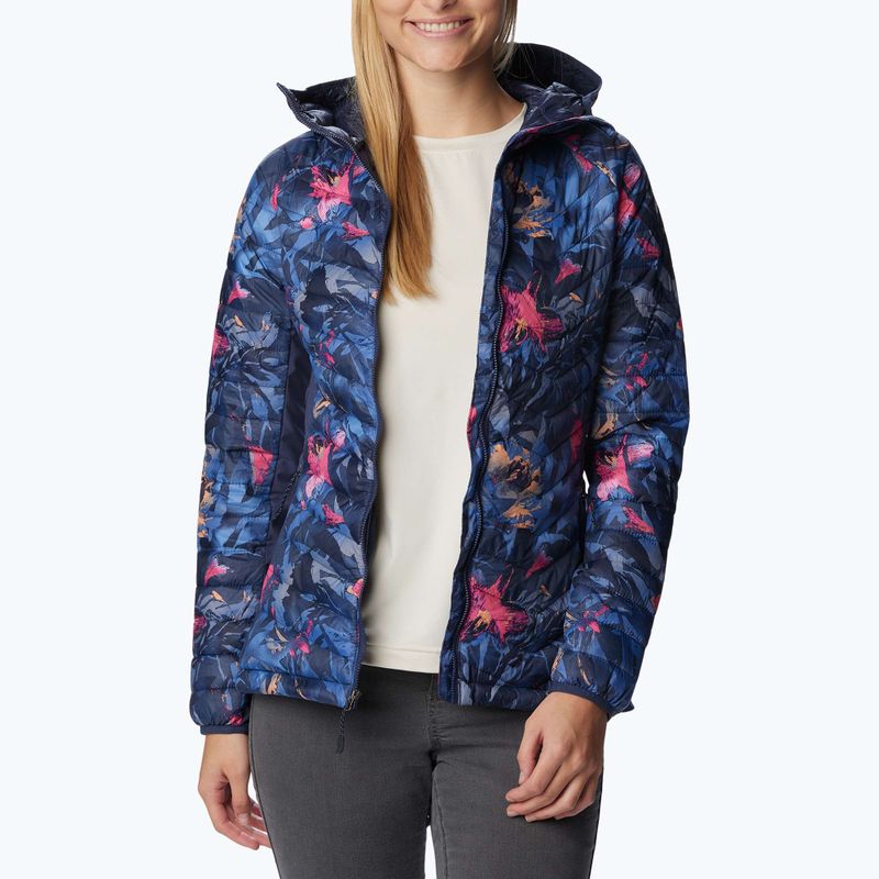 Columbia Powder Pass Hooded női hibrid kabát sötétkék 1773211471 3