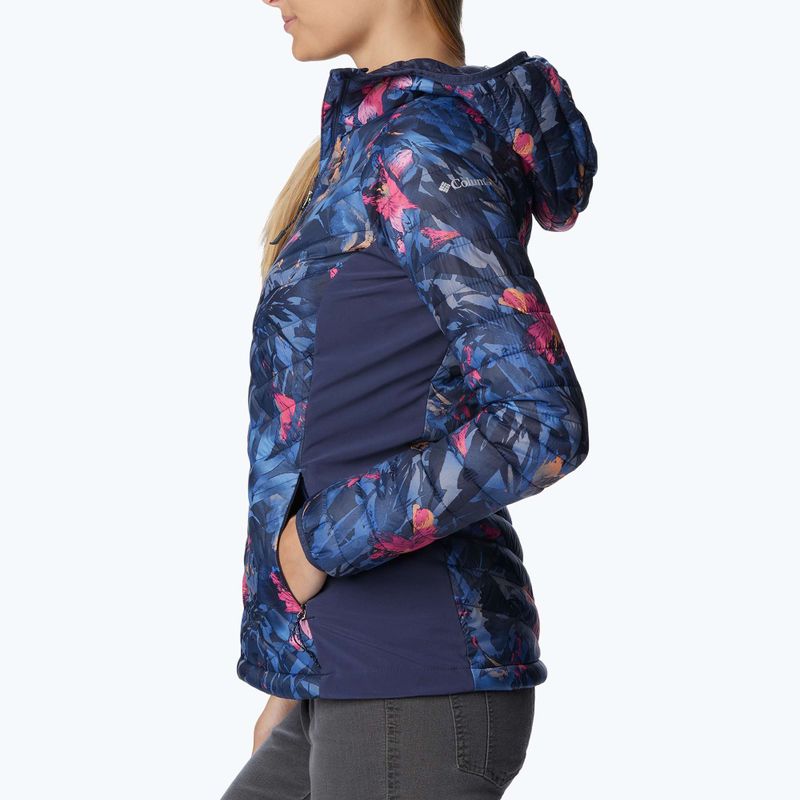 Columbia Powder Pass Hooded női hibrid kabát sötétkék 1773211471 4