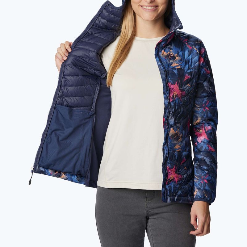 Columbia Powder Pass Hooded női hibrid kabát sötétkék 1773211471 5