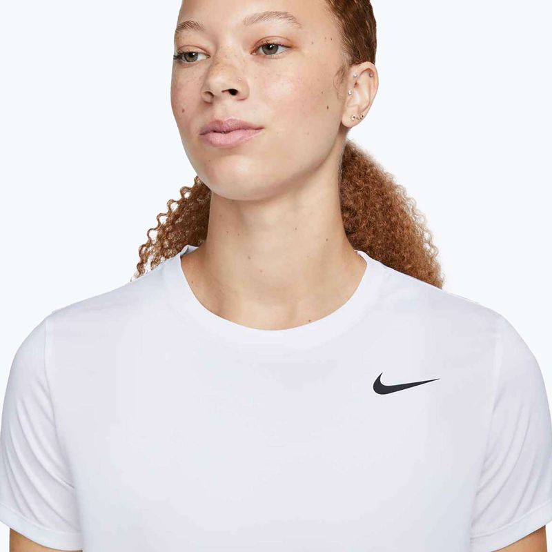 Női edzőpóló Nike Dri-Fit white/black 4