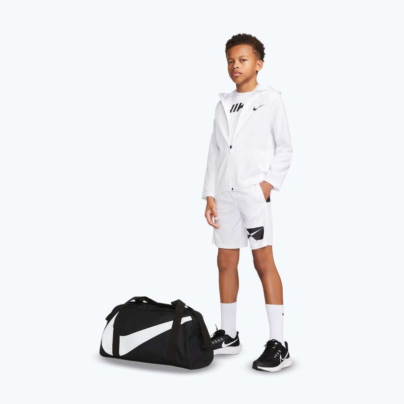 Nike Gym Club 25 l fekete/fekete/fehér gyermek edzőtáska 11