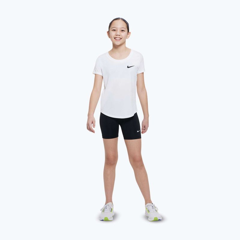 Gyerek rövidnadrág Nike Pro Dri-Fit 5" carbon black/white 2