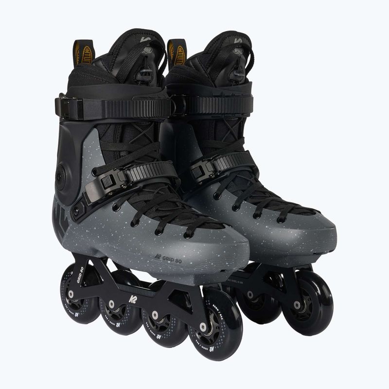 K2 Grid 80 éjfél/szürke görkorcsolya 5