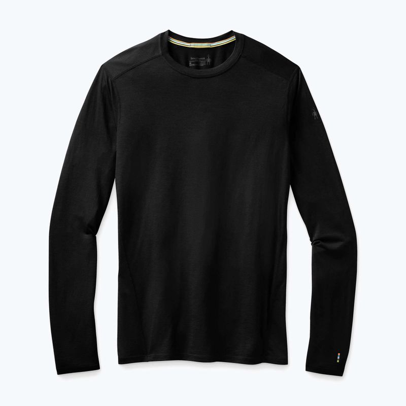 Férfi termoaktív pulóver Smartwool Classic All-Season Merino Baselayer Boxed fekete 6