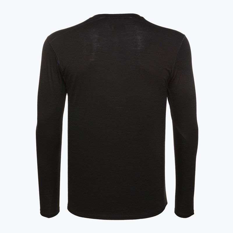 Férfi termoaktív pulóver Smartwool Classic All-Season Merino Baselayer Boxed fekete 4