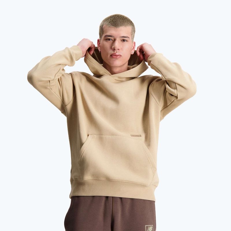 férfi melegítőfelső New Balance Essentials Winter Hoodie incense 3