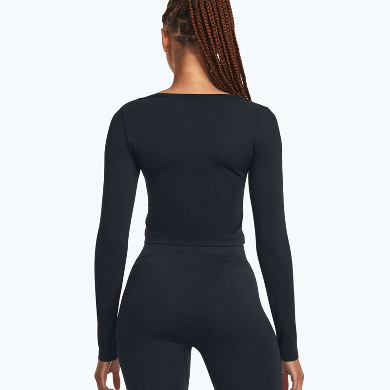 Under Armour Train Seamless fekete/fehér női hosszú ujjú edzőruha 2