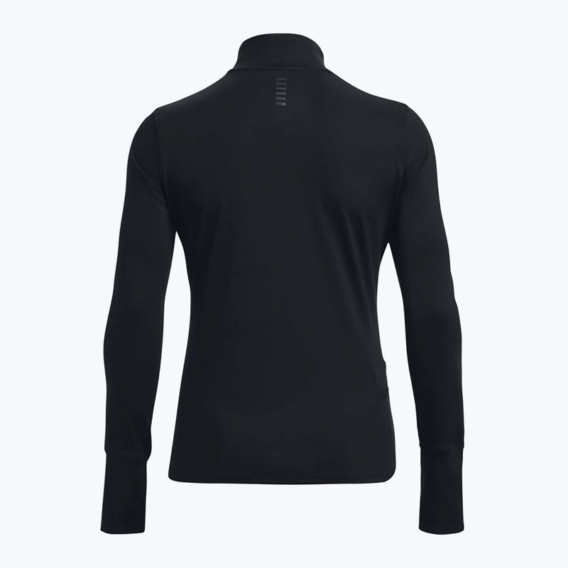 Under Armour Launch Pro Half Zip fekete/fényvisszaverő női futó hosszú ujjú ruházat 9