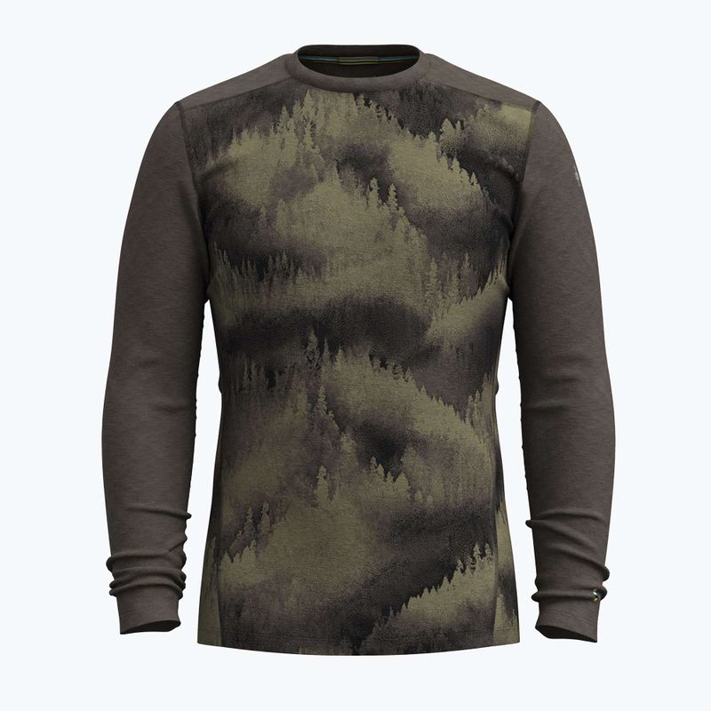 Férfi termoaktív pulóver Smartwool Merino 250 Baselayer Crew Boxed north woods foggy pines 3