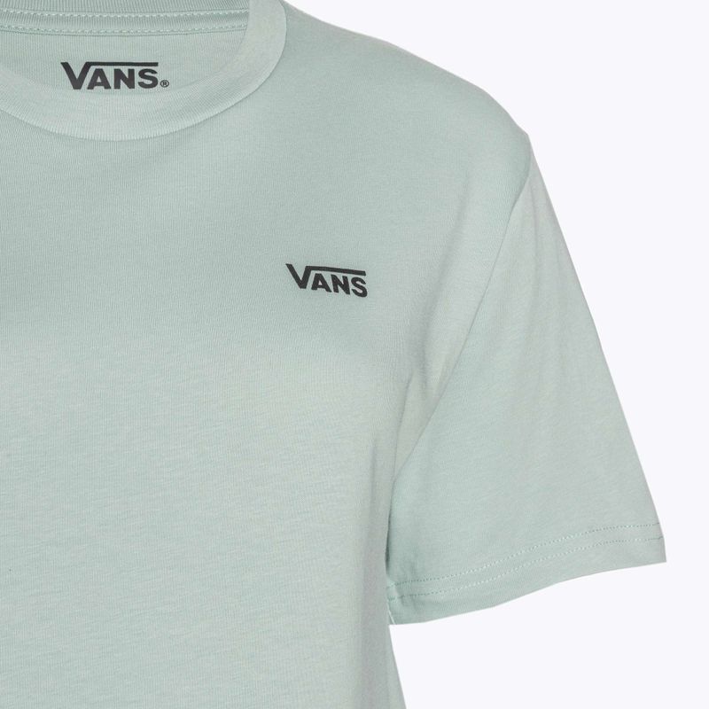 Női Vans bal mellkasi logós póló szürke köd 3