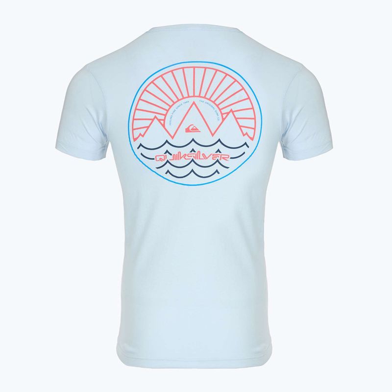 Quiksilver férfi Summit Sunset kék/piros kombinált póló 2