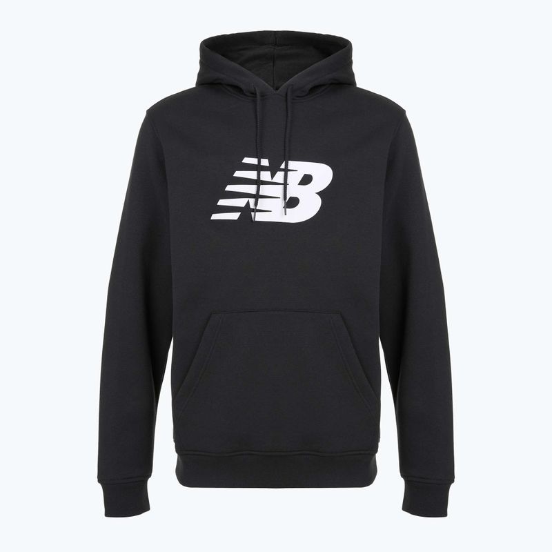 Férfi New Balance Core Brushed kapucnis pulóver fekete 3