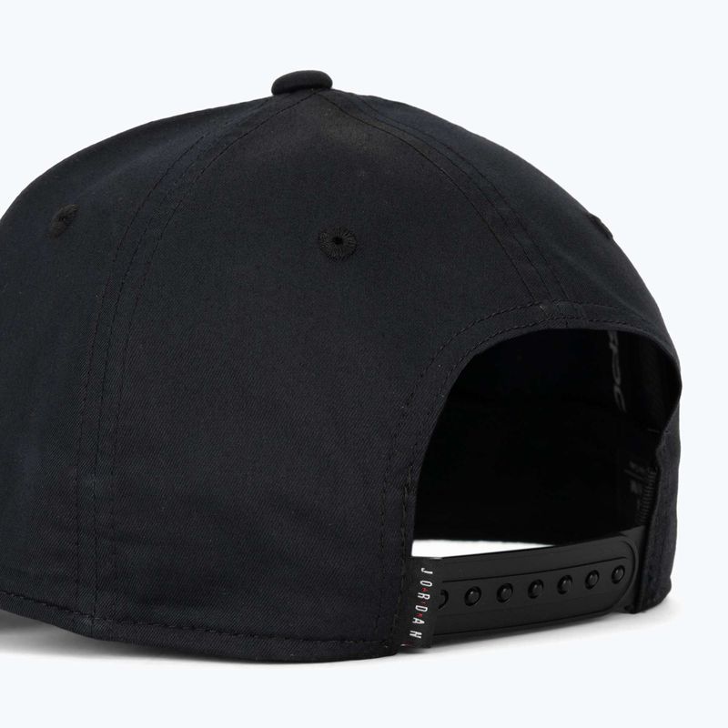 Jordan Rise Structured baseballsapka Curved-Bill fekete/fehér 4