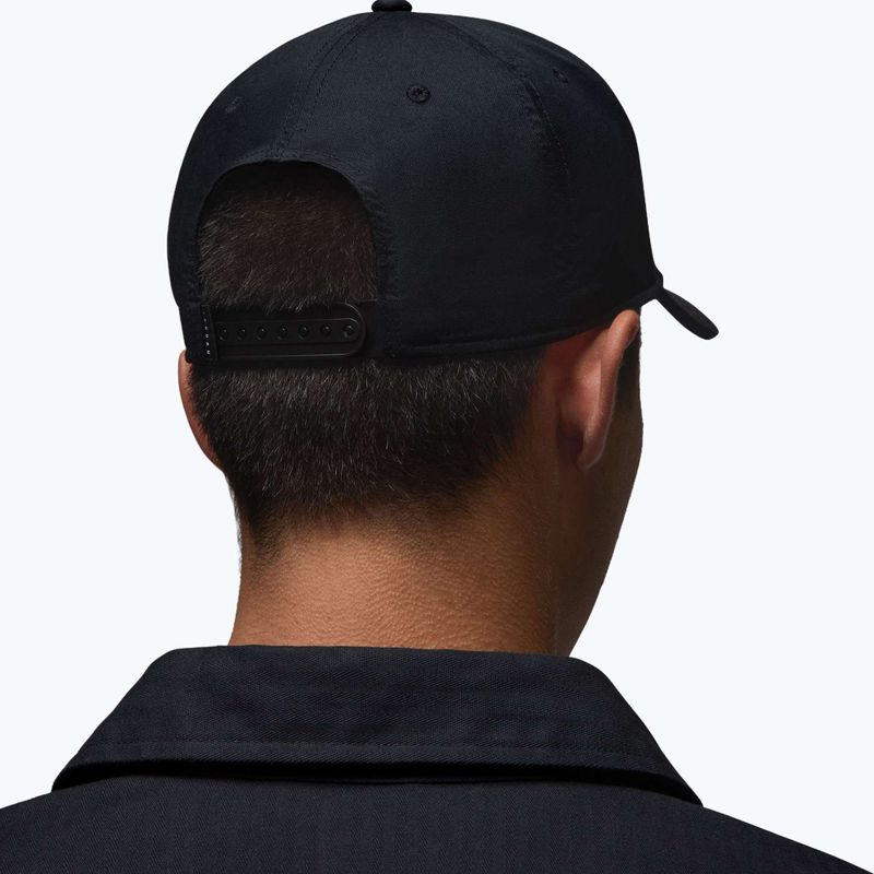 Jordan Rise Structured baseballsapka Curved-Bill fekete/fehér 8