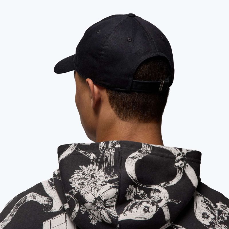 Jordan Club Unstructured baseballsapka Curved-Bill fekete/fekete 6