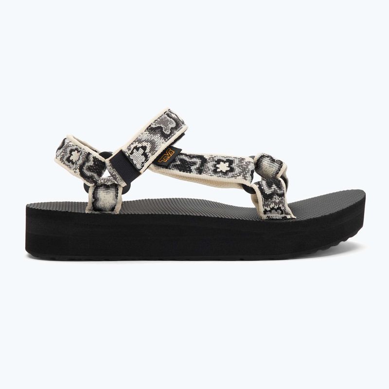 Teva Midform Universal női szandál neon virágos fekete / fehér 2