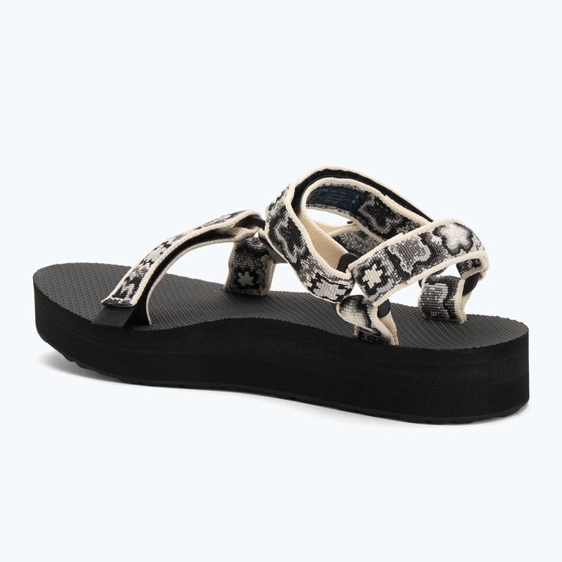 Teva Midform Universal női szandál neon virágos fekete / fehér 3