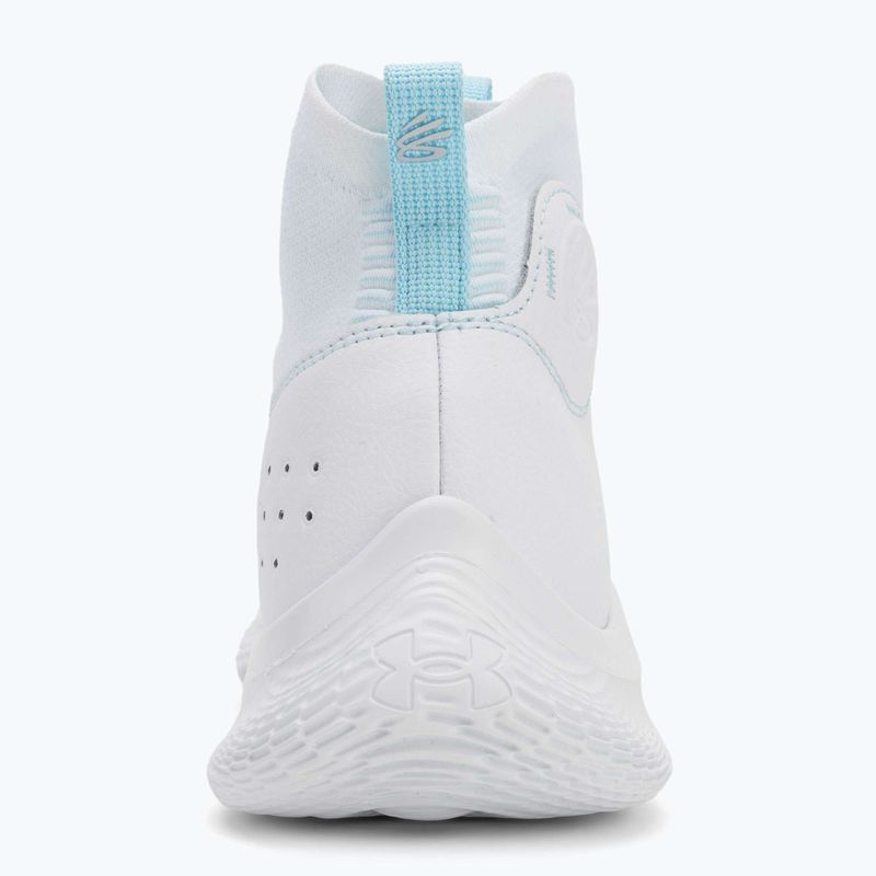 Under Armour CURRY 4 FLOTRO kosárlabda cipő fehér/stream/metál ezüst 6