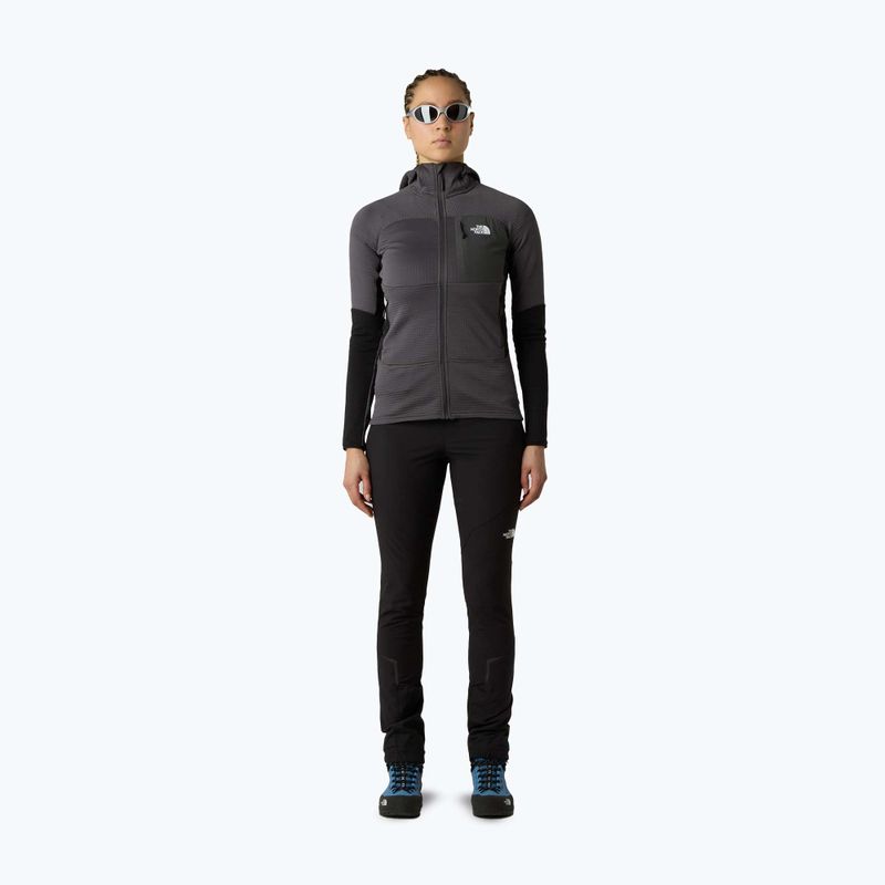 Női kapucnis pulóver The North Face Polartec Powergrid Stormgap Hoodie anthracite grey/black 2