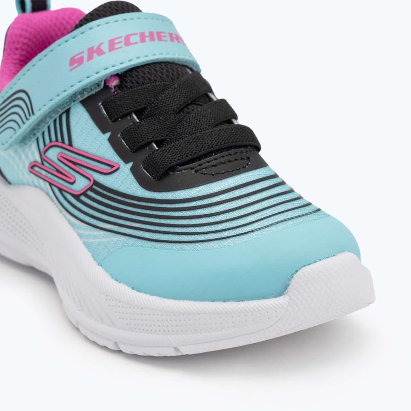 SKECHERS Microspec Advance aqua/lila gyermekcipő 7