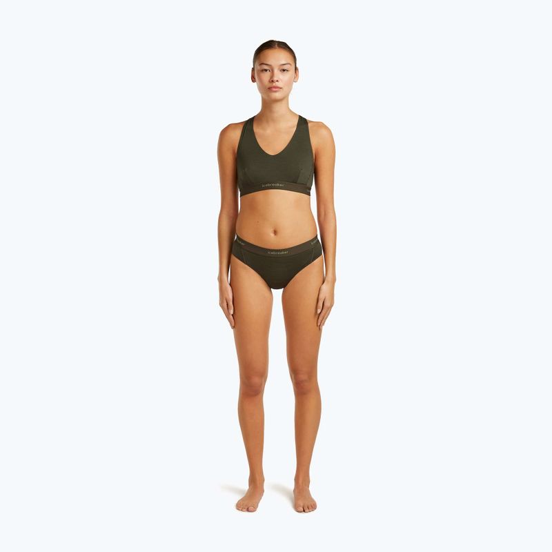 Termoaktív melltartó icebreaker Merino 125 Cool-Lite Sprite Racerback dark loden 2