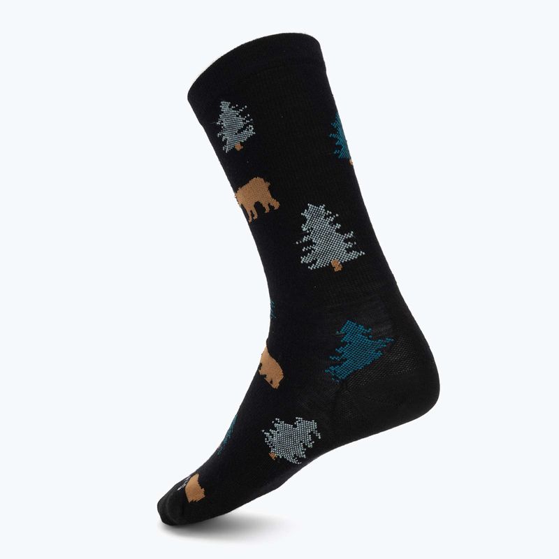 Zokni Smartwool Everyday Through The Trees Crew black 2