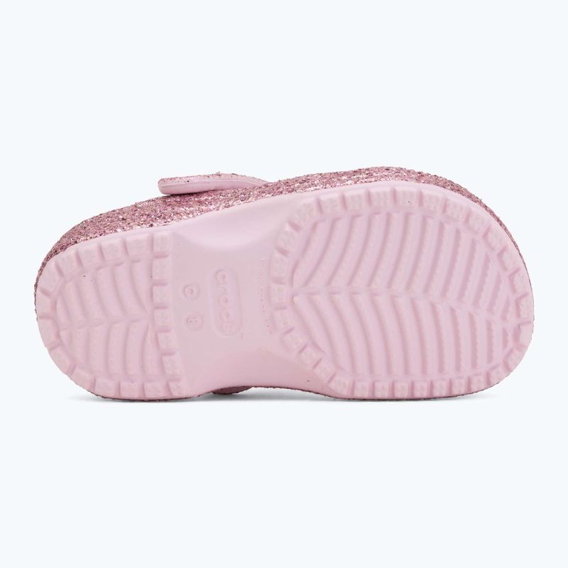Gyerek papucsok Crocs Classic Chunky Glitter 211940 pink milk 5