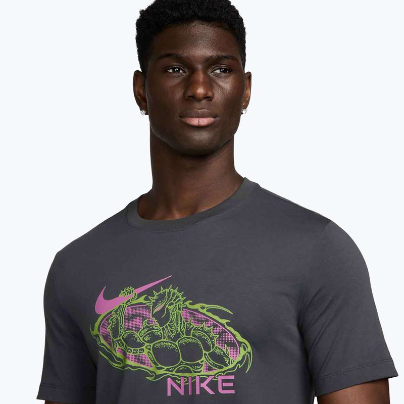 Férfi edző póló Nike Training antracit 3