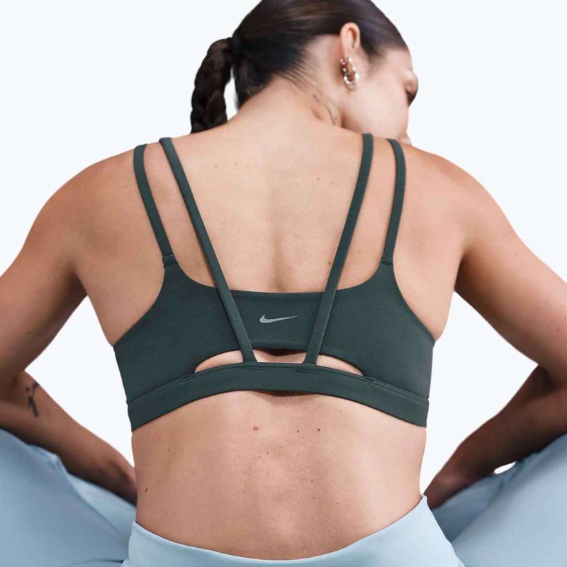 Sportmelltartó Nike Zenvy Strappy seaweed/white 5