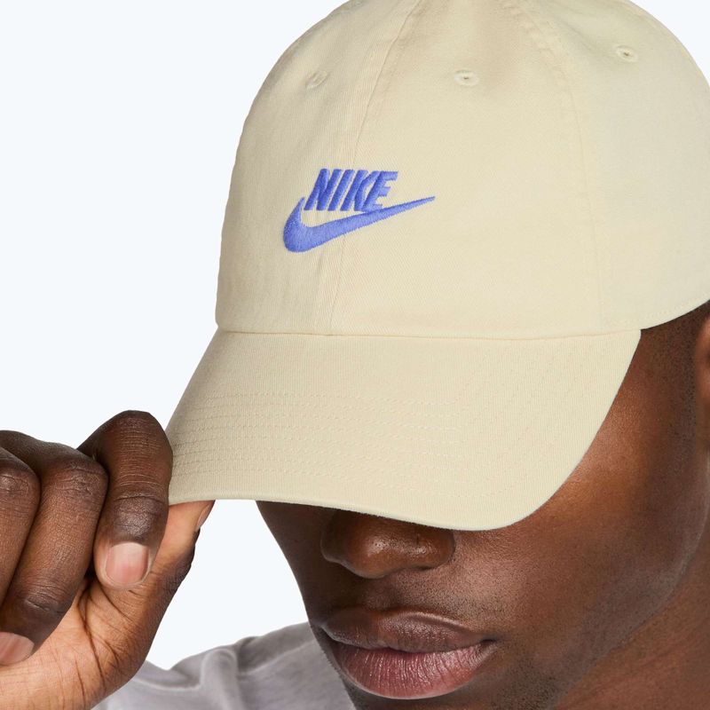 Baseball sapka Nike Club Unstructured Futura Wash light khaki/sapphire 8