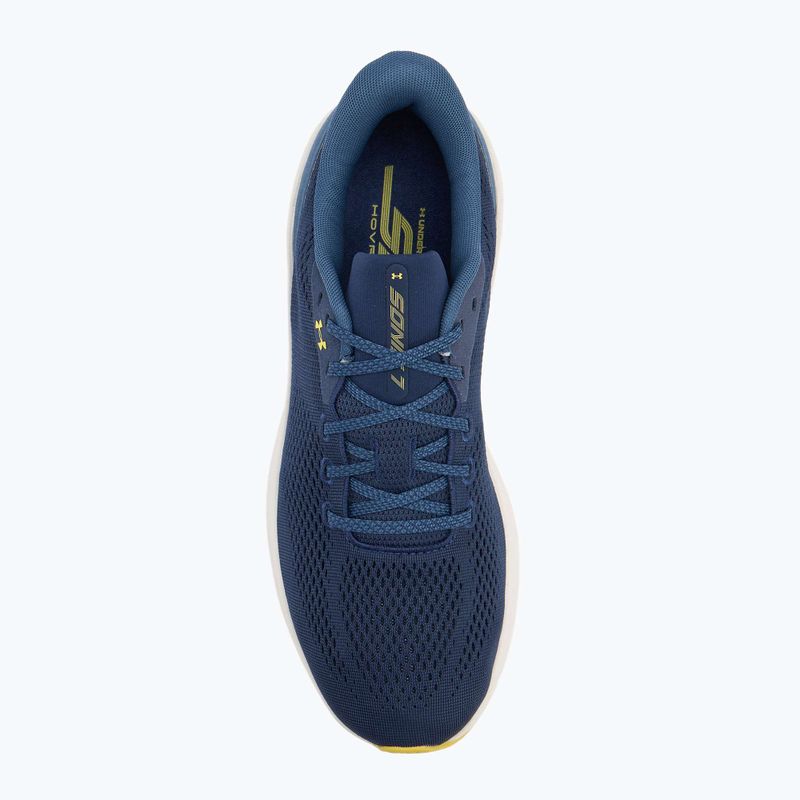Férfi futócipő Under Armour Sonic 7 washed navy/nu blue/yellow shade 5