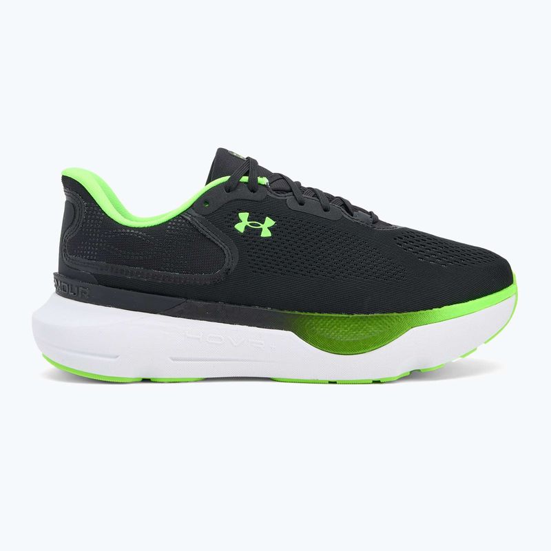 Férfi futócipő Under Armour Innfinite Pro 2 fekete/hyper zöld/hyper zöld 2