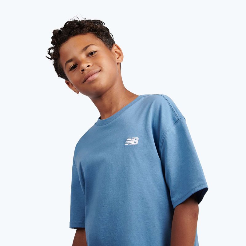 Gyerek póló New Balance Jersey Small Logo Tee shoreline blue 5
